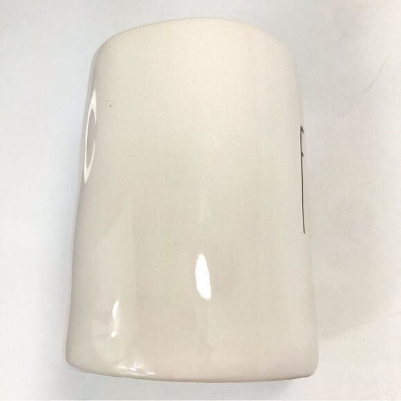 Rae Dunn Flawless White Ceramic 16 oz mug with Black Lettering - Picture 6 of 11